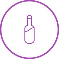 Champagne Bottle Vector Icon