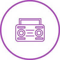 Cassette Player Vector Icon