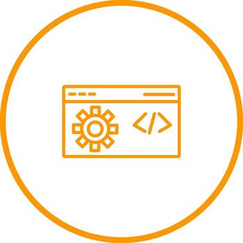 código mejoramiento vector icono