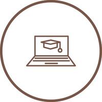 Online Degree Vector Icon