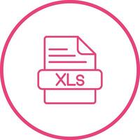 icono de vector xls