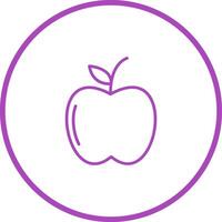 icono de vector de manzanas