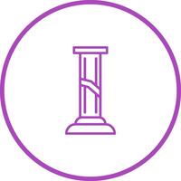 Broken Pillar Vector Icon