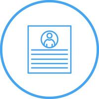 Client Profile Vector Icon