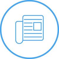 Newspaper Vector Icon