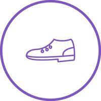 icono de vector de zapatos casuales