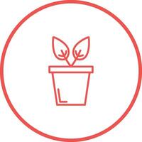 Plant Pot Vector Icon