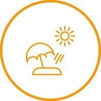 Beach Vector Icon