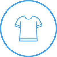 T Shirt with Lines Vector Icon