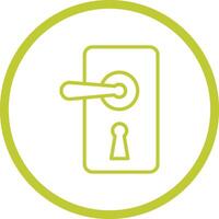 Door Lock Vector Icon