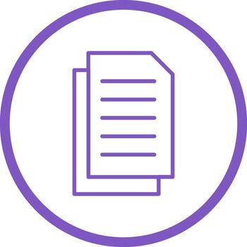 icono de vector de documento