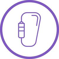 Carabiner Vector Icon