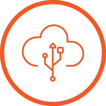 icono de vector de cable