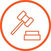 Gavel Vector Icon