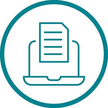 icono de vector de documento