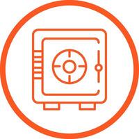 Safe Box Vector Icon