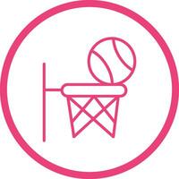 icono de vector de baloncesto