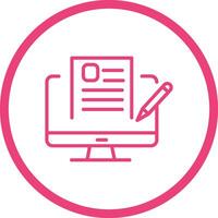 Blog Vector Icon