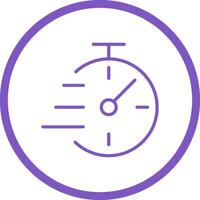 Flex Time Vector Icon
