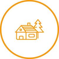 Cabin Vector Icon