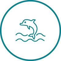 Dolphin Vector Icon