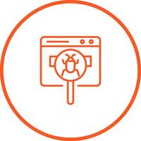 Web Bug Vector Icon
