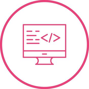 Coding Vector Icon