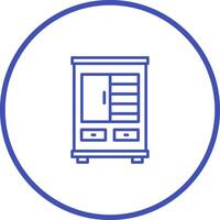 Shelves Cabinet Vector Icon