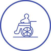 Wheelchair Vector Icon