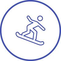 Snowboard Vector Icon