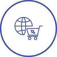 E commerce Online Store Vector Icon