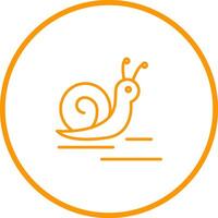 icono de vector de caracol