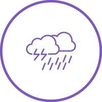 Rain Vector Icon