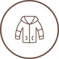 Winter Jacket Vector Icon