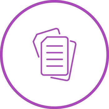 icono de vector de documento