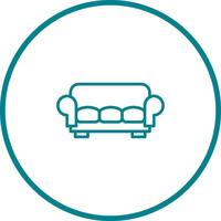 Large Sofa Vector Icon