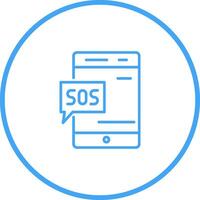 SOS Vector Icon