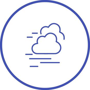 icono de vector de nube