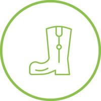 Cowboy Boot Vector Icon