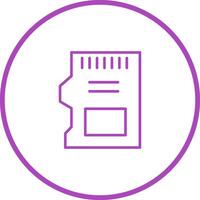 SD Card Vector Icon