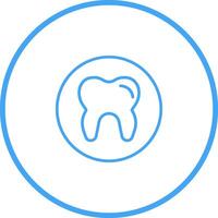 icono de vector de dientes