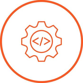 Coding Gear Vector Icon