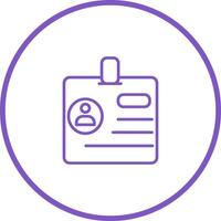 Identification Vector Icon