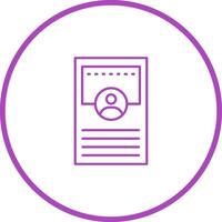 Profile Vector Icon