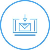 Mail Download Vector Icon