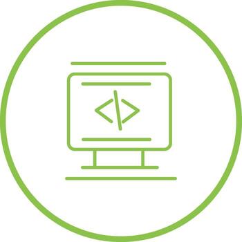 icono de vector de codificación