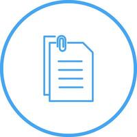 Attached Documents Vector Icon