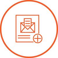 Add Mail Vector Icon