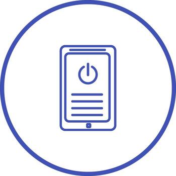 Shutdown Button Vector Icon