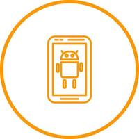 icono de vector de Android